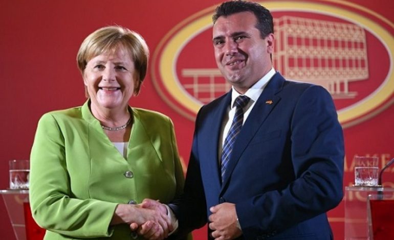 VIZITA E MERKEL/ Detaji që zbuloi shtypi austriak nga TAKIMI në Shkup