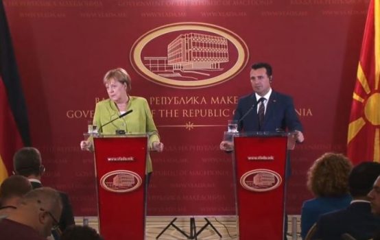 VIZITA E KANCELARES GJERMANE NË MAQEDONI/ Merkel: 30 shtatori, shans historik për vendin