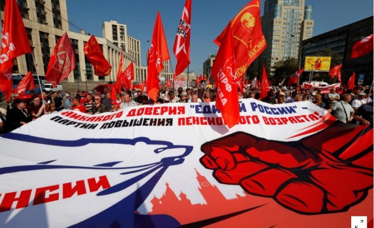 REFORMAT NË RUSI/ Mijëra qytetarë protestojnë kundër rritjes së moshës së pensioneve