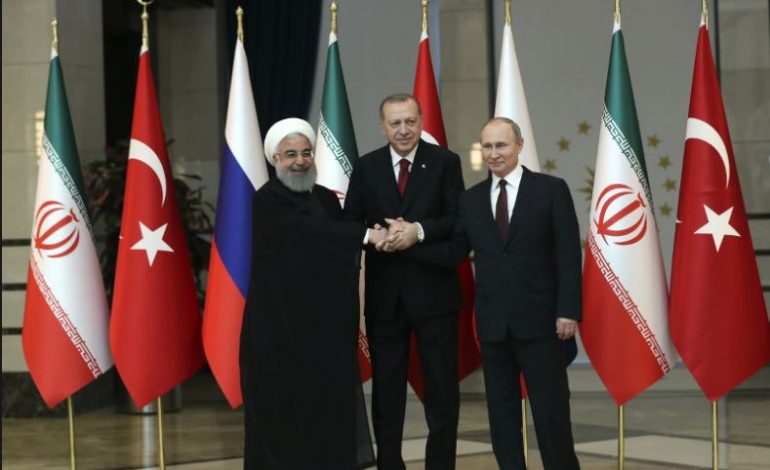 LUFTA E SIRISË/ Presidentët e Iranit, Turqisë dhe Rusisë takohen për të diskutuar mbi Idlibin