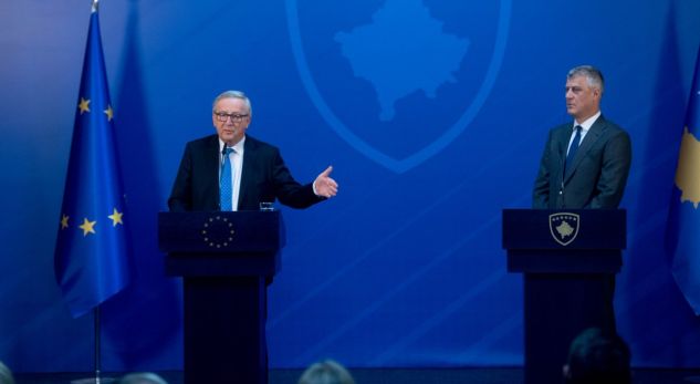 LIBERALIZIMI I VIZAVE/ Thaçi bisedon në telefon me Juncker, por nuk e përmend “korrigjimin e kufijve”