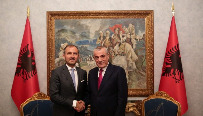 VIZITA E AMBASADORIT/ Ruçi pret ambasadorin e BE-së, Soreca: Shqipëria duhet të jetë në BE