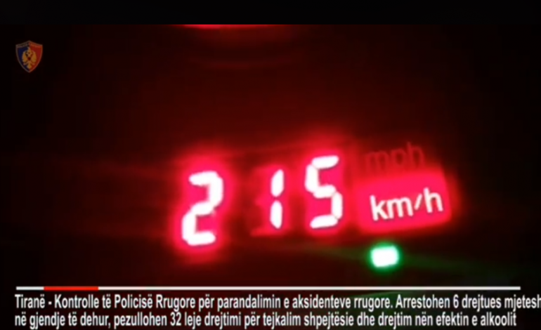 AKSIONI I FUNDJAVËS/ Si u kapën shoferët TAP pa patentë dhe me SHPEJTËSI… (VIDEO)