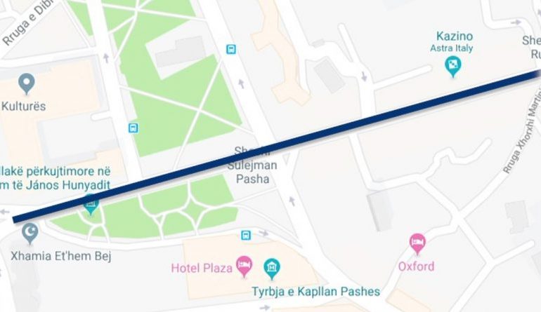 ZONA E “NËNTË KATËSHEVE”/ Rruga që lidh sheshin Skënderbej me zonën e Pazarit të Ri, do të kthehetnë një zonë komerciale