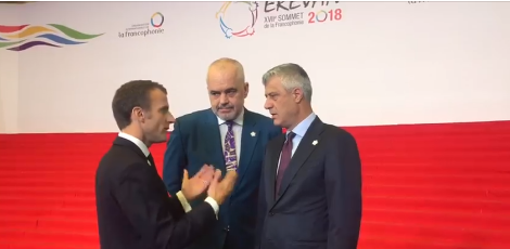 “SAMITI I FRANKOFONISË”/ Rama takohet me presidentin Macron dhe Thaçin (VIDEO)