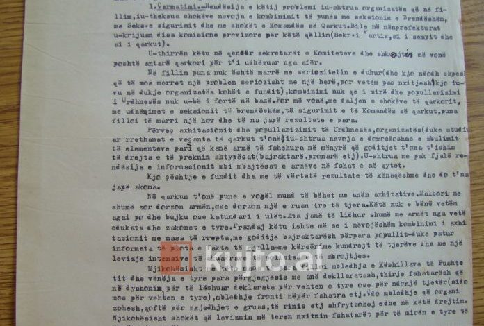 DOKUMENTI/ Strategjia e komunistëve për “mbjelljen” e terrorit në vend: Po pushkatojmë nga një në çdo fshat, që t’i frikësojmë