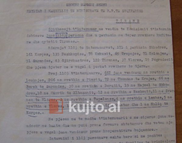 DOKUMENTI/ Sa të internuar kishte në 1962, përgjigjja befasuese e Mehmet Shehut: I lironi, mbani vetëm …
