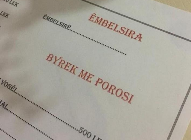 NDODH NË BILISHT/ Menuja e ëmbëlsirave thotë se ka… (FOTO)