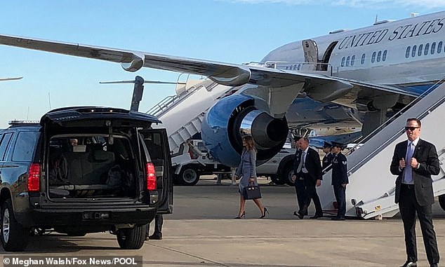 AVIONI I MELANIA TRUMP BËN ULJE TË DETYRUAR/ Trump bën shaka: Shpresoj se tjetri të jetë më i mirë se i pari