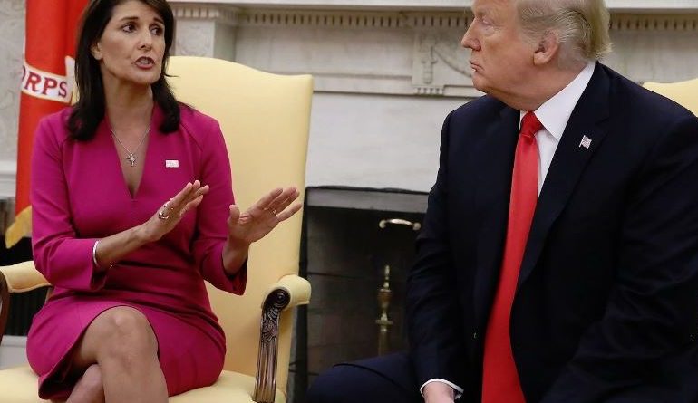ALUDIMET PAS DORËHEQJES/ Nikki Hailey Presidente e SHBA-ve?