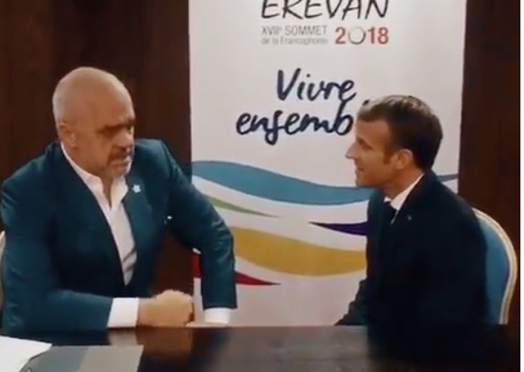 TAKIMI ME PRESIDENTIN MAKRON NË EREVAN/ Rama: Së shpejti në Tiranë…