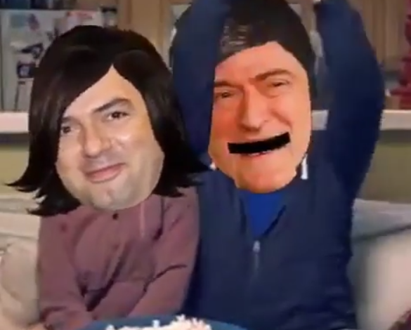 RAMA POSTON VIDEON IRONIKE/ Basha e Berisha si burrë e grua, duke ngrënë kokoshka!