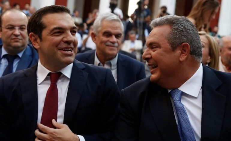 REUTERS/ Tsipras ka siguruar numrat për votimin e marrëveshjes së Prespës
