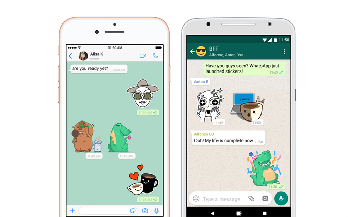 WhatsApp surprizë për të gjithë përdoruesit, sjell më në fund… stickerat (FOTO)