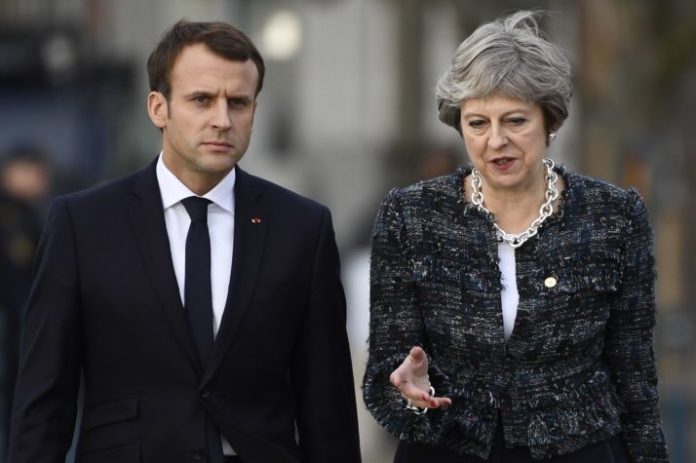 NGËRCI BRITANI-BE/ Macron: I takon May-t të gjejë zgjidhjen për Brexit
