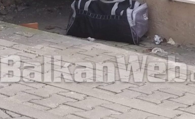 ALARMI PËR EKSPLOZIV NË TIRANË/ Dalin PAMJET: Kjo është ÇANTA e lënë tek shkallët e pallatit (VIDEO)