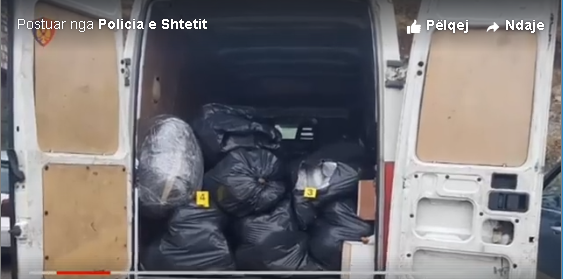 570 KILOGRAM KANABIS NË QAFË-THANË/ Policia zbulon gjithçka për furgonin me drogë (VIDEO)