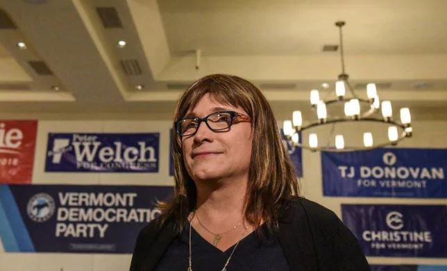 TRANSGJINORI HUMB ZGJEDHJET/ Zhgënjen në garën Christine Hallquist për guvernator në SHBA