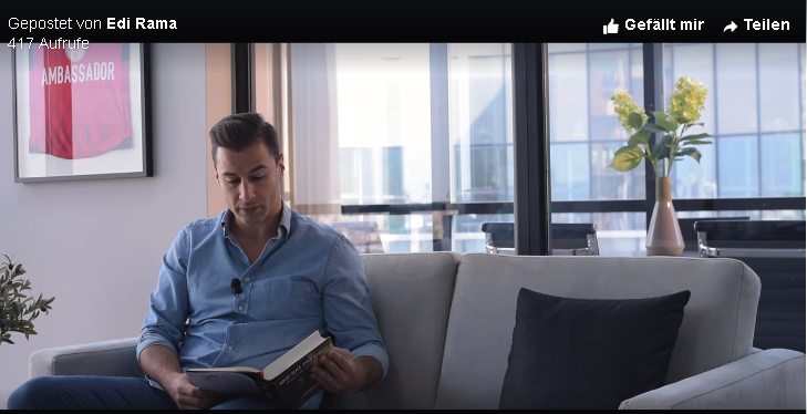 “TAKOHEMI PËR NJË LIBËR”/ Rama publikon videon e Lorikut: Ja çfarë thotë