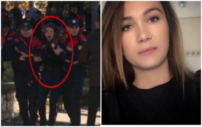 PLAGOSI EFEKTIVEN E POLICISË NË PROTESTË/ Kapet 18 vjeçari që i hodhi… (EMRI)