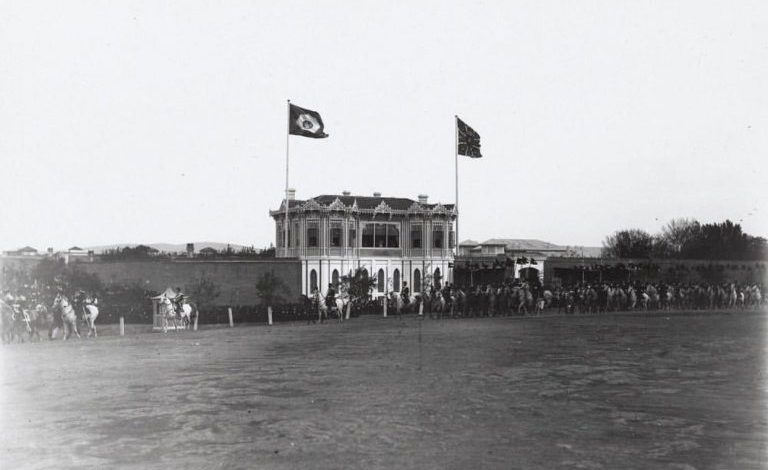 FOTOLAJM/ Parada e ushtarëve turq në Shkodër, vitet 1900