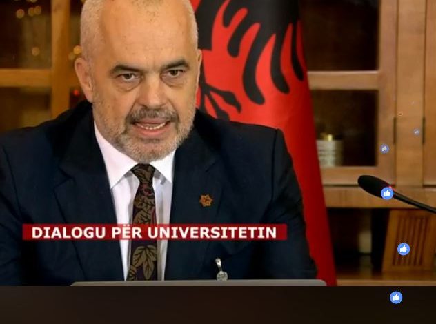 PROTESTA E STUDENTËVE/ Flet Rama: Nuk kemi çfarë negociojmë por duhet të bisedojmë (VIDEO LIVE)