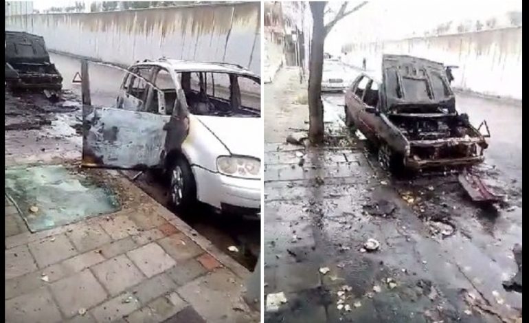 NGJARJA ENIGMË/ Skeletet e makinave të djegura te kopshti “BOTANIKU”, pa autorë (VIDEO)