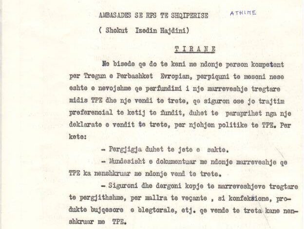 ZBULOHET DOKUMENTI/ Çfarë kërkoi Shqipëria nga Europa në 1990