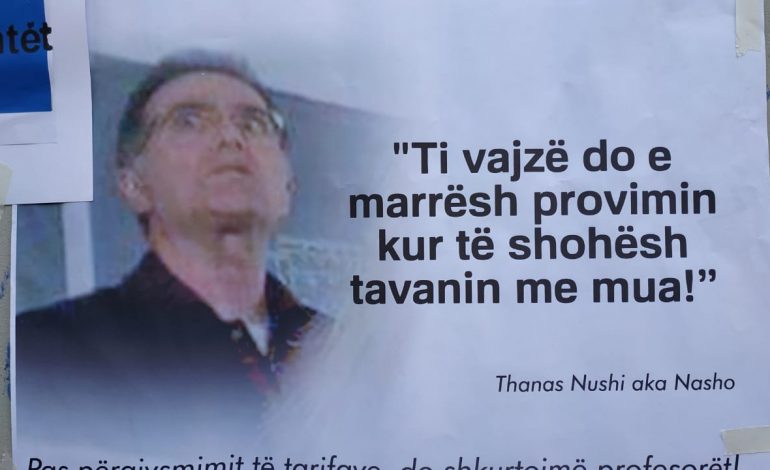 PROTESTA/ Dorëhiqet pedagogu “PADRINO”, studentët shpërthejnë në festë (VIDEO)