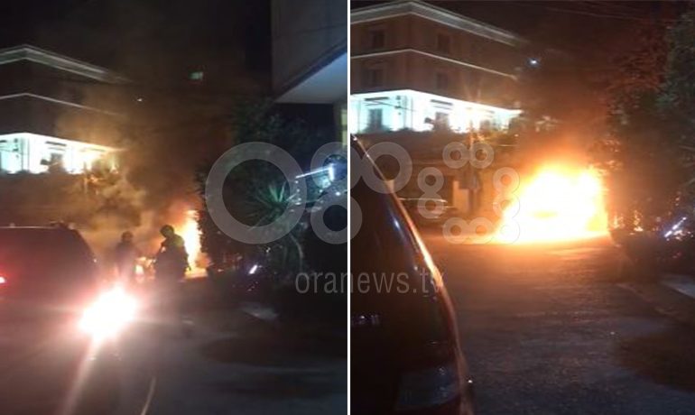 E FUNDIT NË TIRANË/ Digjet makina e një AVOKATI. Dyshohet se… (VIDEO)