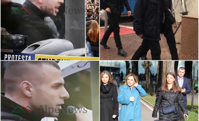 “GAETANO NUK E LË VETËM MONËN”/ Bodyguard-i “student” që e shoqëroi sot në Kuvend (FOTO)