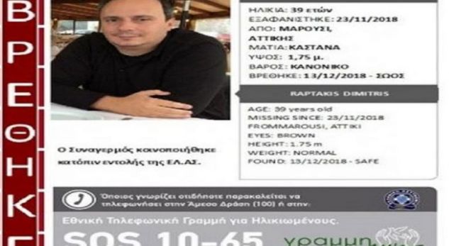 I ZHDUKUR NË GREQI PREJ 20 DITËSH/ Gjendet në Shqipëri 39 vjeçari. Dyshohet se…
