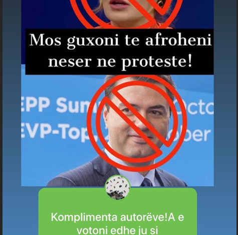 BASHA DHE KRYEMADHI PËRFUNDOJNË NË MEME/ “Mos guxoni të afroheni nesër në protestë” (FOTO)