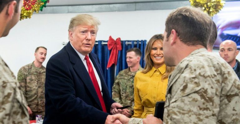 “LUFTA MBAROI”/ Vizitë e papritur e presidentit Trump në Irak