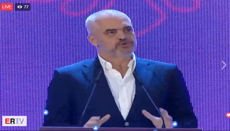 ASAMBLEJA E PS/ Rama tregon bisedën me Elion e FRESSH: E mora kur nisi protesta…