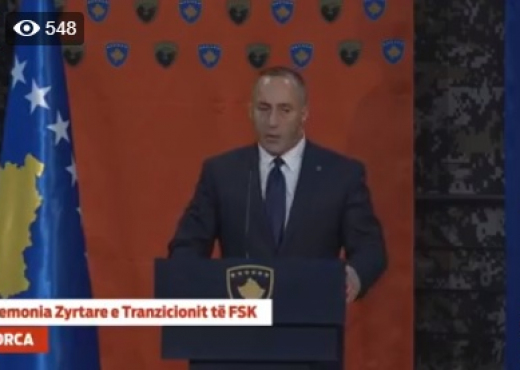 PREKËSE/ Ky është fjalimi i Ramush Haradinajt për formimin e Ushtrisë së Kosovës