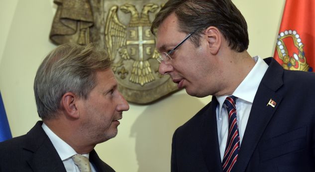 TAKSA 100%/ Ultimatumi që komisioneri Hahn i dha Vuçiçit, çfarë kërkoi presidenti serb