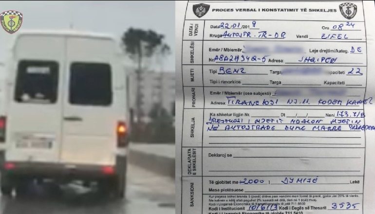 NDALONI PËR TË MARRË PASAGJERË/ Policia gjobit automjetet dhe jep njoftimin e rëndësishëm për…