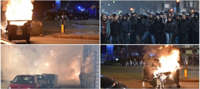 PROTESTA TË DHUNSHME NË TORINO/ 4 të plagosur dhe 12 të arrestuar