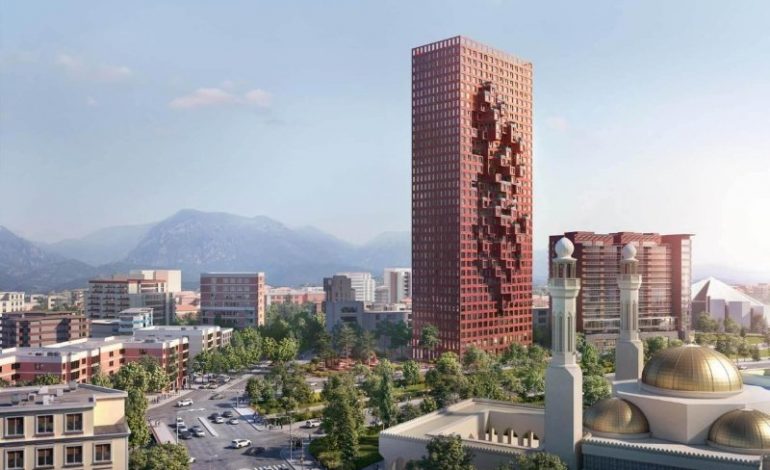 NDËRTESA QË DO TË MBAJË HARTËN E SHQIPËRISË/ Projekti “mahnit” të huajt. Çfarë shkruhet për “Downtown One Tirana”