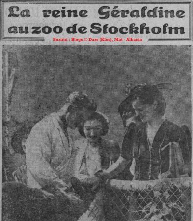 FOTOT E RRALLA/ Vizita e Geraldinës në kopshtin zoologjik të Stokholmit në 1939