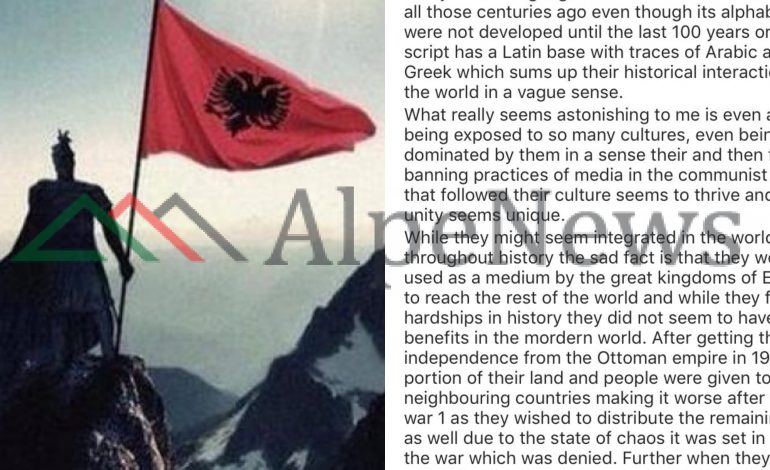 PO BËN XHIRON E RRJETIT/ Ja çfarë shkruan studenti INDIAN për SHQIPËRINË