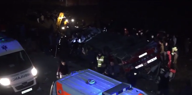 AKSIDENTI ME 13 TË VDEKUR NË SHKUP/ Dalin PAMJET e tmerrshme. Dyshohet… (VIDEO)