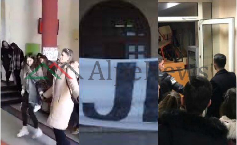 “BOJKOTI”/ Studentët harrojnë kërkesat dhe kërcejnë nën RITMET e këngëve të Sali Berishës (VIDEO)