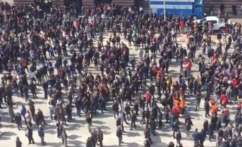 PAMJE NGA LART/ Kjo është pjesëmarrja e militantëve në protestën e PD-LSI (VIDEO)