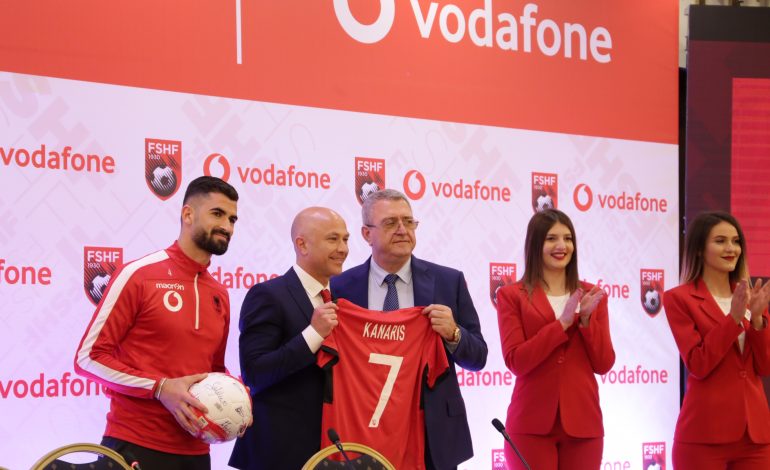 Vodafone Albania, bëhet sponsor zyrtar i skuadrës kombëtare të futbollit