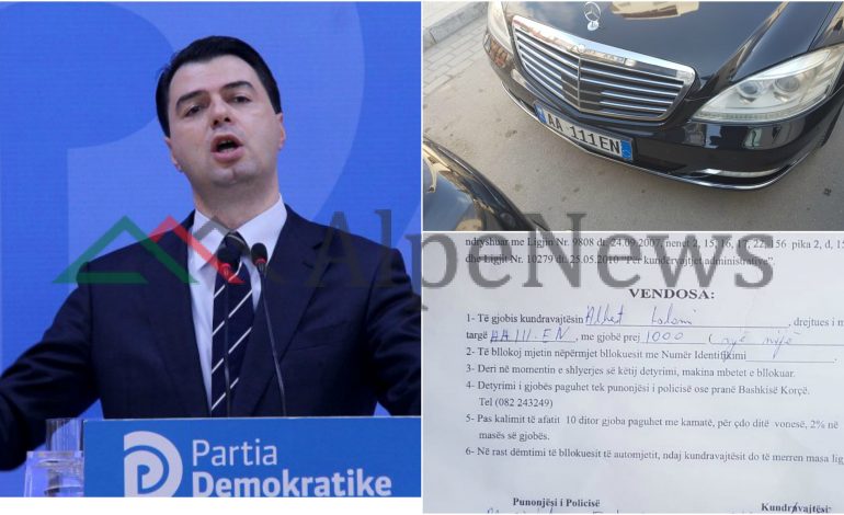 BASHA NIS “MOSBINDJEN CIVILE”/ Parkon makinën në mes të Korçës, ja masa që mori policia ndaj tij (FOTO)