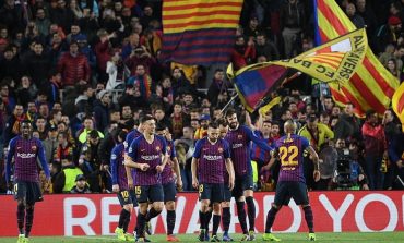 BARCELONA SHKËLQEN NË "CAMP NOU"/ "Katalanist" mahniten, Messi vendimtar