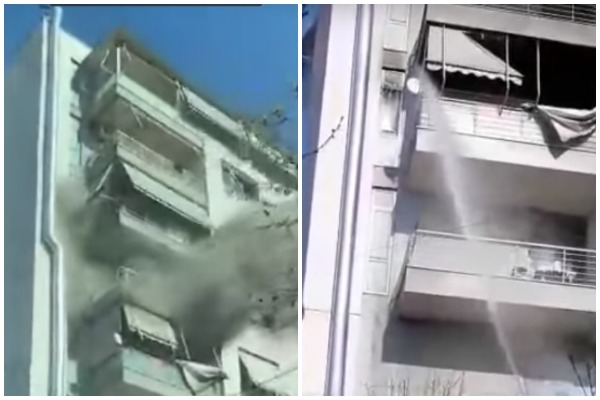 E FUNDIT/ Zjarr në katin e katër të një pallati në Kinostudio, evakuohen banorët, zjarrfikësja në vendngjarje
