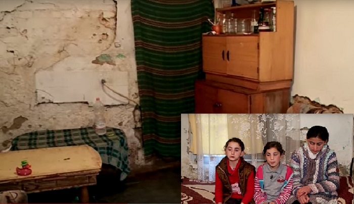 E DHIMBSHME/ Varfëria është “ulur këmbëkryq” në shtëpinë e 3 motrave në Kërrabë (VIDEO)